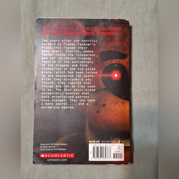 Five nights at freddys set 3 books read books mostery scared new york best selle - Picture 6 of 7